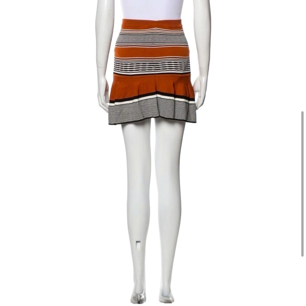 Sandro Textured Knit Ruffle Mini Skirt - Picture 3 of 13